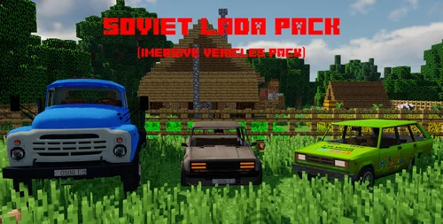 Soviet Lada - Nuckem cars pack 1.16.5, 1.12.2