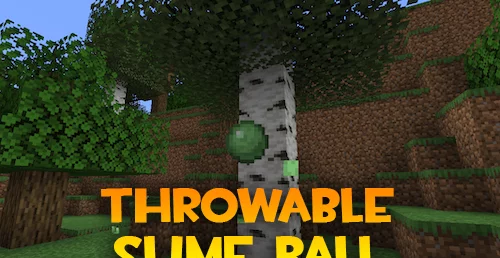 ThrowableSlimeball 1.21.1, 1.20.2, 1.19.2, 1.16.5