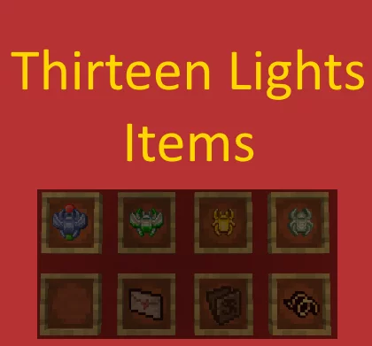 The Thirteen Flames: Items 1.16.5
