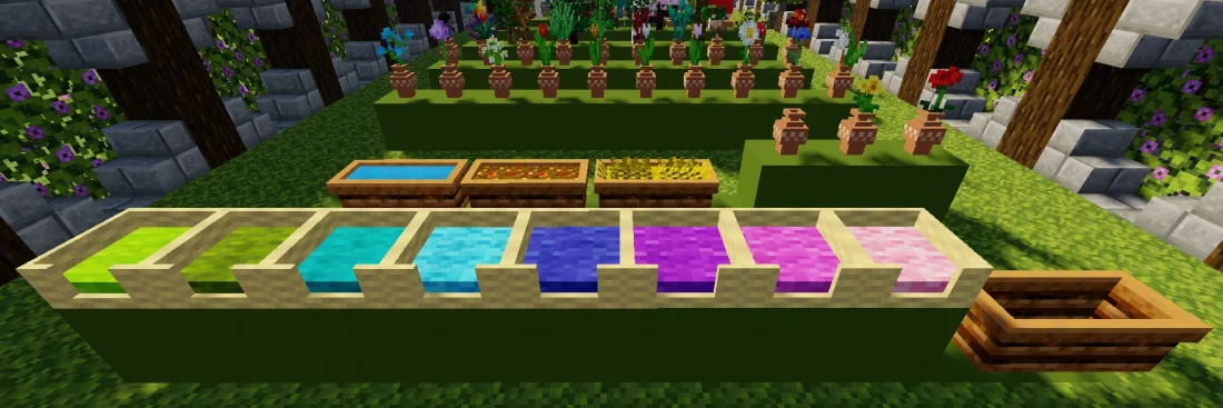 Moa decor: Garden 1.20.1, 1.19.4, 1.18.2