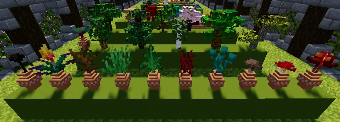 Moa decor: Garden 1.20.1, 1.19.4, 1.18.2